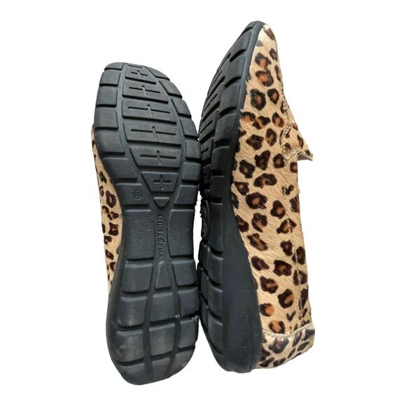 Easy Spirit Calf Fur Leopard Print Loafer Size 6.5 - Picture 7 of 8